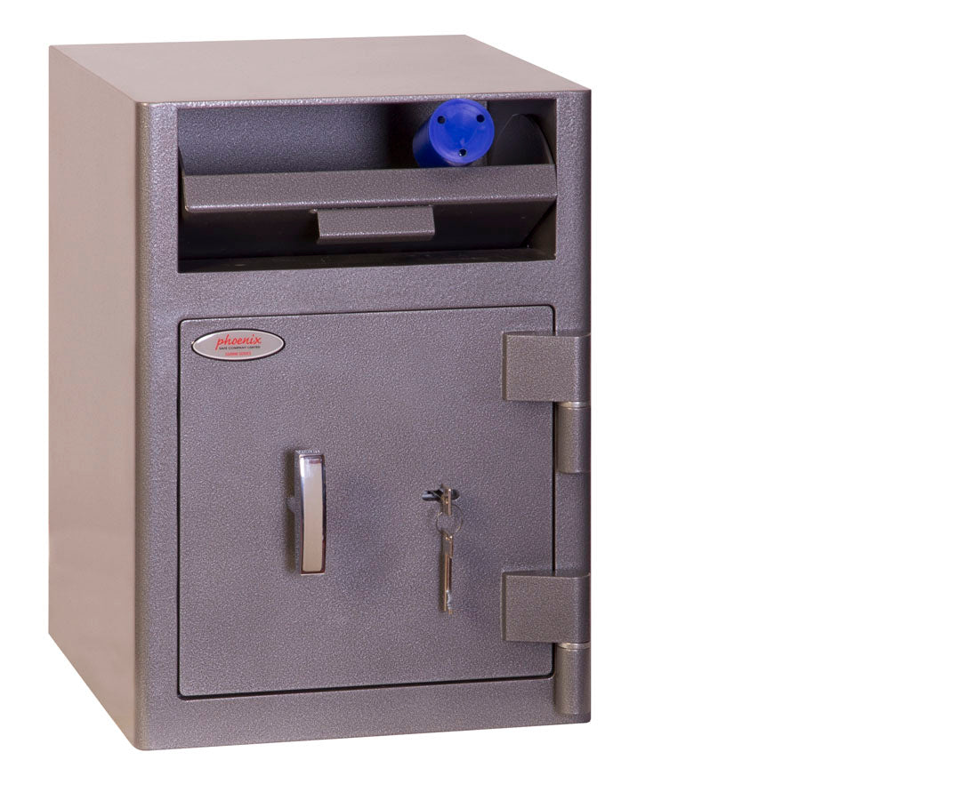 Phoenix Cash Deposit SS0996KD Size 1 Security Safe with Key Lock - my-beautiful-safes