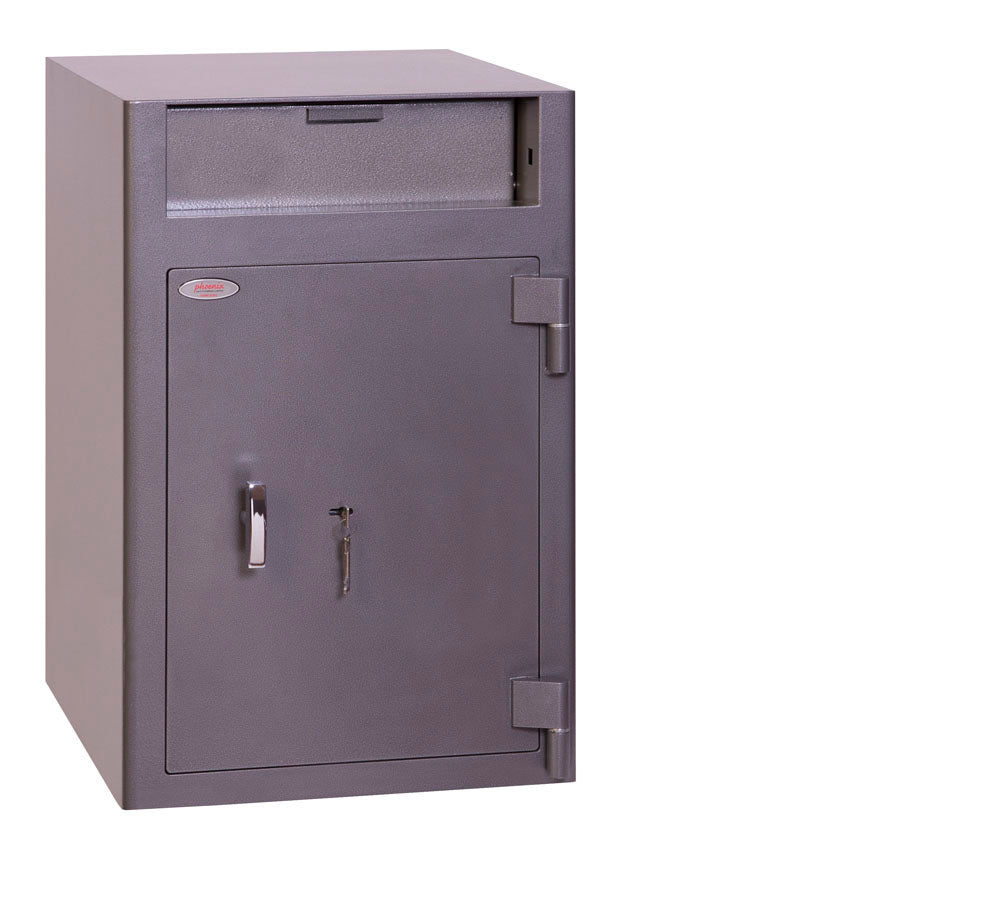 Phoenix Cash Deposit SS0998KD Size 3 Security Safe with Key Lock - my-beautiful-safes