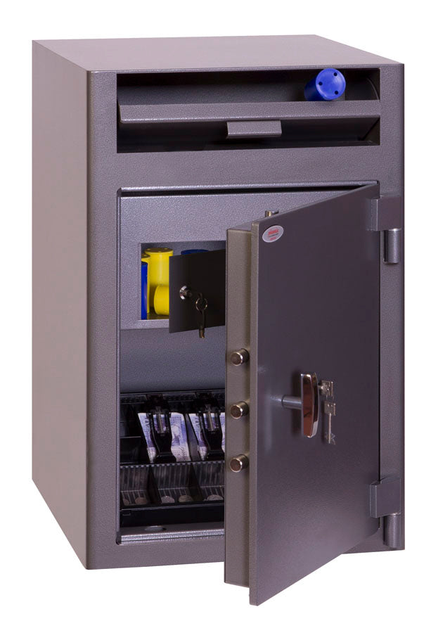 Phoenix Cash Deposit SS0998KD Size 3 Security Safe with Key Lock - my-beautiful-safes