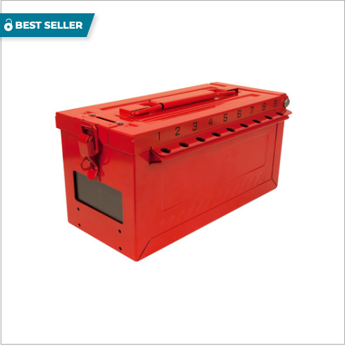 600S RED GROUP LOCKOUT BOX